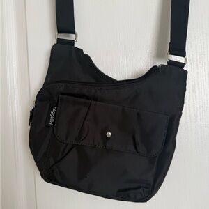Baggallini Jet Black Crossbody Bag